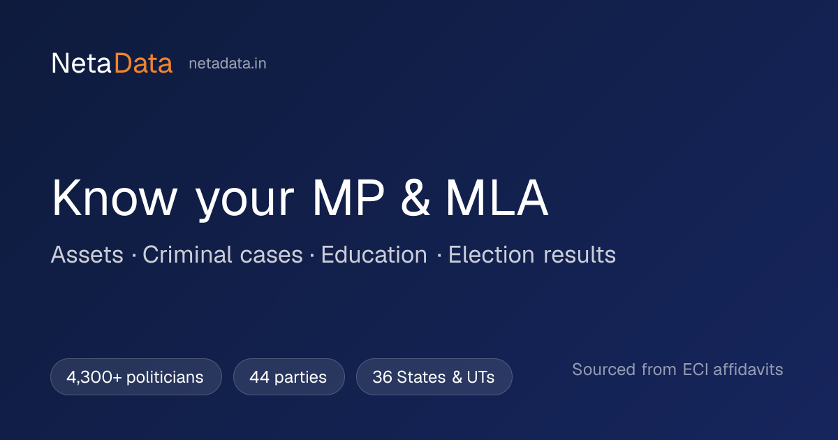 Payal Shanker – BJP MLA, Adilabad: Assets, Cases & Results
